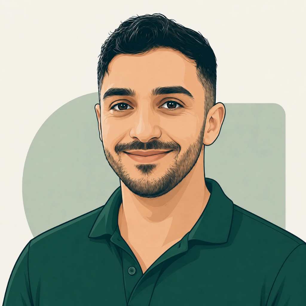 איור דיוקן של Ben Alkalai